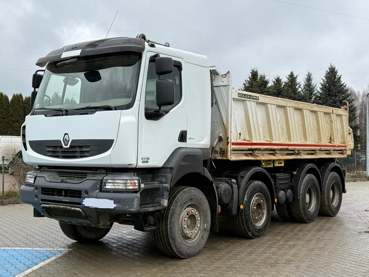 RENAULT KERAX 450 DXI / WYWROTKA / 8X4 / 3 STRONNA / MEILLER / EURO 5 - Kipper vrachtwagen: afbeelding 2 RENAULT KERAX 450 DXI / WYWROTKA / 8X4 / 3 STRONNA / MEILLER / EURO 5 - Kipper vrachtwagen: afbeelding 2