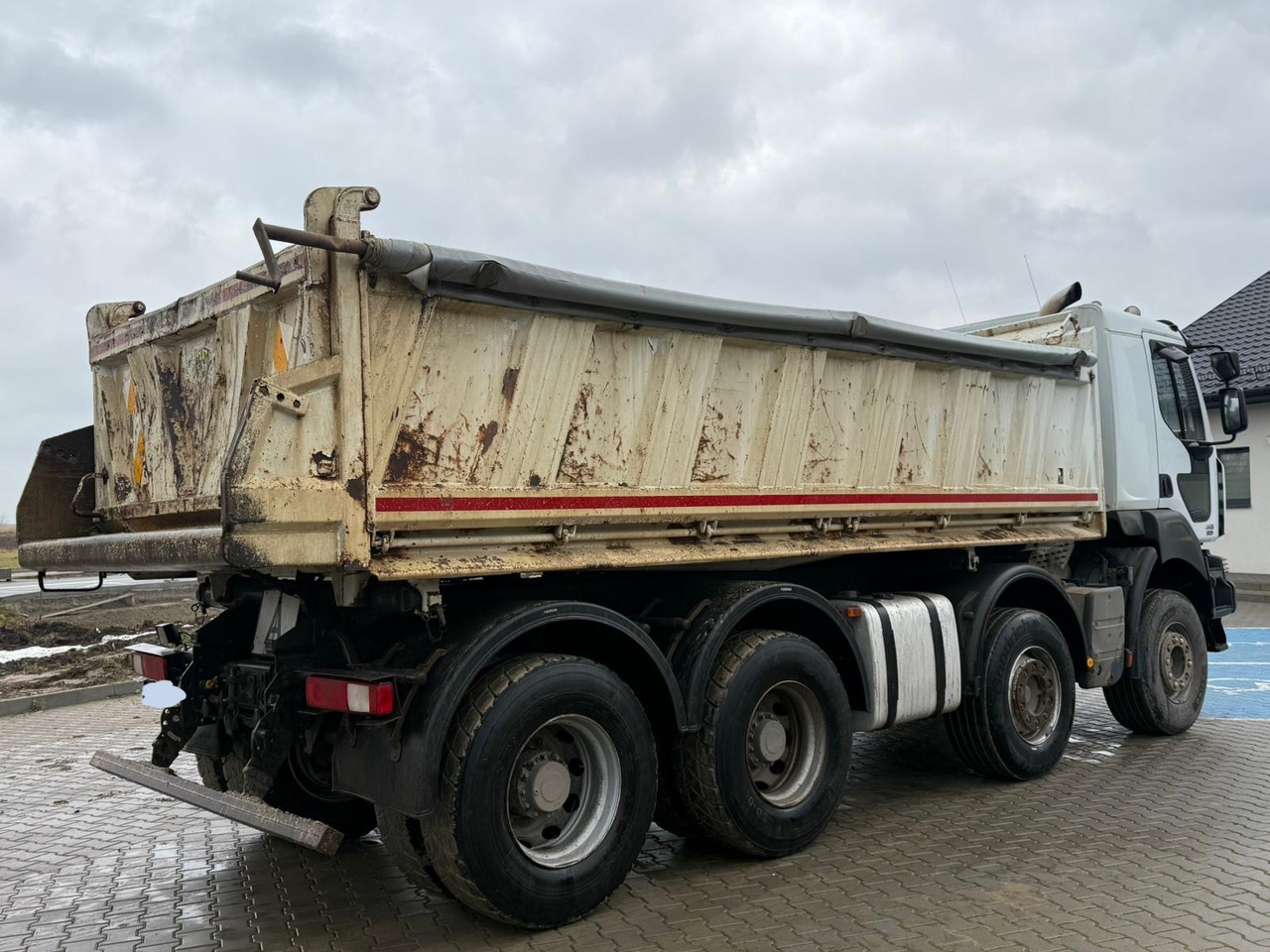 RENAULT KERAX 450 DXI / WYWROTKA / 8X4 / 3 STRONNA / MEILLER / EURO 5 - Kipper vrachtwagen: afbeelding 3 RENAULT KERAX 450 DXI / WYWROTKA / 8X4 / 3 STRONNA / MEILLER / EURO 5 - Kipper vrachtwagen: afbeelding 3