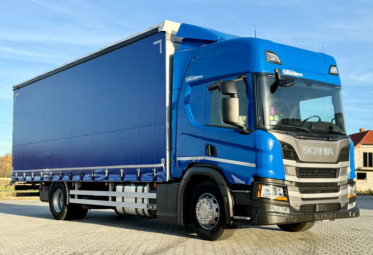 SCANIA P280 / FIRANKA / 20 EUROPALET / 220 TYŚ KM / 2022 ROK / SYPIALKA - Schuifzeilen vrachtwagen: afbeelding 2 SCANIA P280 / FIRANKA / 20 EUROPALET / 220 TYŚ KM / 2022 ROK / SYPIALKA - Schuifzeilen vrachtwagen: afbeelding 2