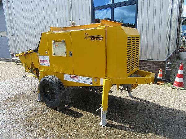 2014 PUTZMEISTER BSA 1005 DC- concrete pump. - Kleine betonpomp: afbeelding 2 2014 PUTZMEISTER BSA 1005 DC- concrete pump. - Kleine betonpomp: afbeelding 2