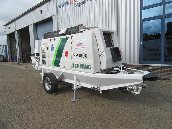 2014 SCHWING BP 1800 D -129 KW static pump - Kleine betonpomp: afbeelding 1 2014 SCHWING BP 1800 D -129 KW static pump - Kleine betonpomp: afbeelding 1