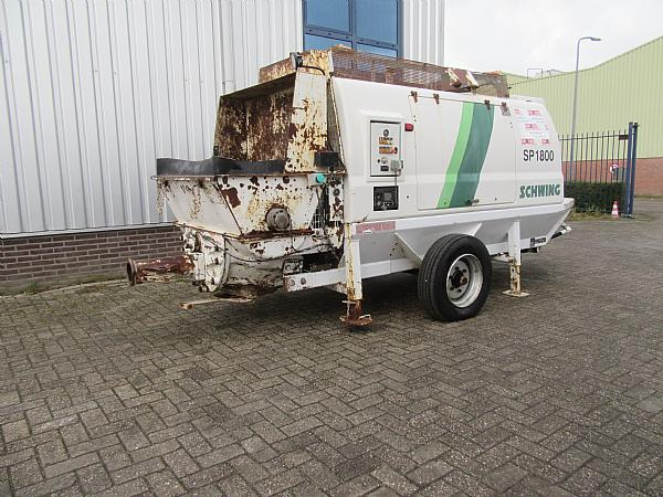2014 SCHWING SP1800 D 129KW trailer pump - Kleine betonpomp: afbeelding 4 2014 SCHWING SP1800 D 129KW trailer pump - Kleine betonpomp: afbeelding 4