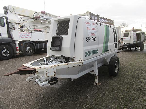 2014 SCHWING SP1800 D 129KW trailer pump - Kleine betonpomp: afbeelding 2 2014 SCHWING SP1800 D 129KW trailer pump - Kleine betonpomp: afbeelding 2