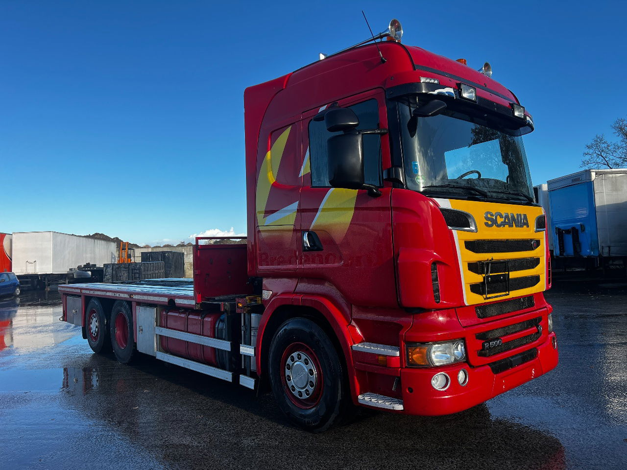 Scania R500 V8 Highline 6x2, Retarder, Euro 5 - Vrachtwagen met open laadbak: afbeelding 2 Scania R500 V8 Highline 6x2, Retarder, Euro 5 - Vrachtwagen met open laadbak: afbeelding 2