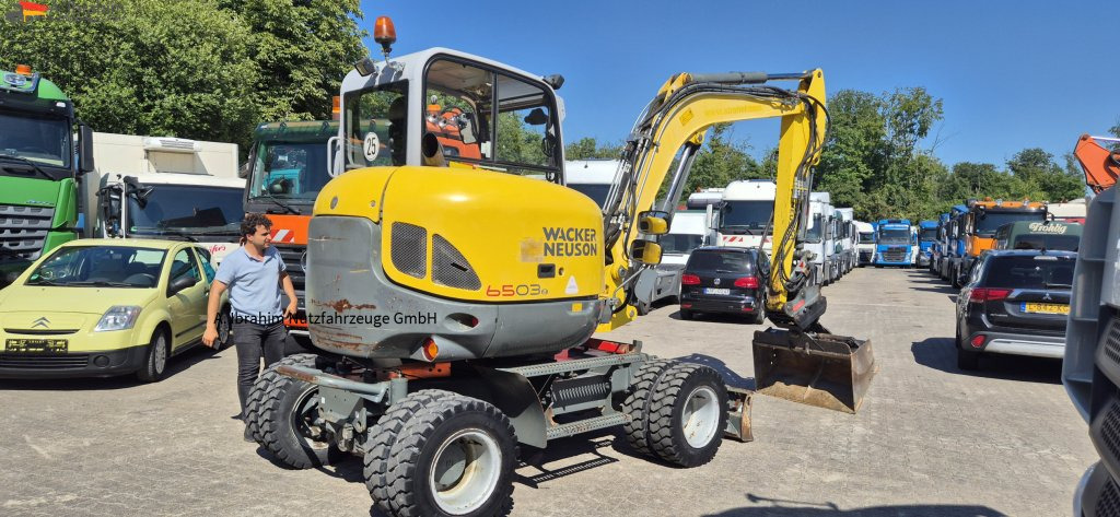 Mobiele graafmachine Wacker Neuson 6503 E05-07  hydr. Schnellwechsler mit Oilquick: afbeelding 10
