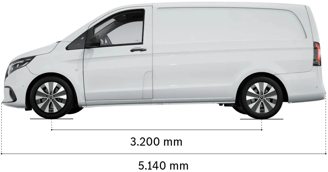 MERCEDES-BENZ EVITO LONG - Gesloten bestelwagen, Elektrische bedrijfswagen: afbeelding 1 MERCEDES-BENZ EVITO LONG - Gesloten bestelwagen, Elektrische bedrijfswagen: afbeelding 1