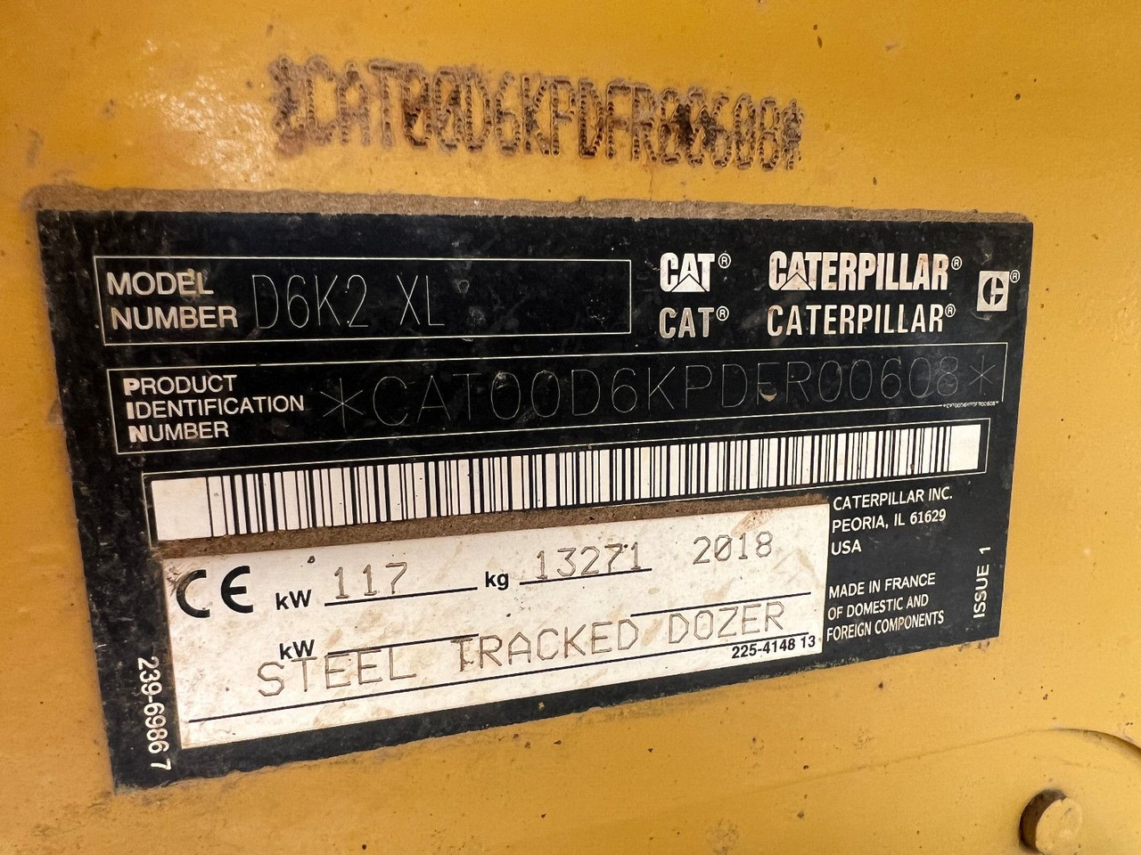 CAT D 6K XL mit Aufreisser u. Trimble - Bulldozer: afbeelding 5 CAT D 6K XL mit Aufreisser u. Trimble - Bulldozer: afbeelding 5