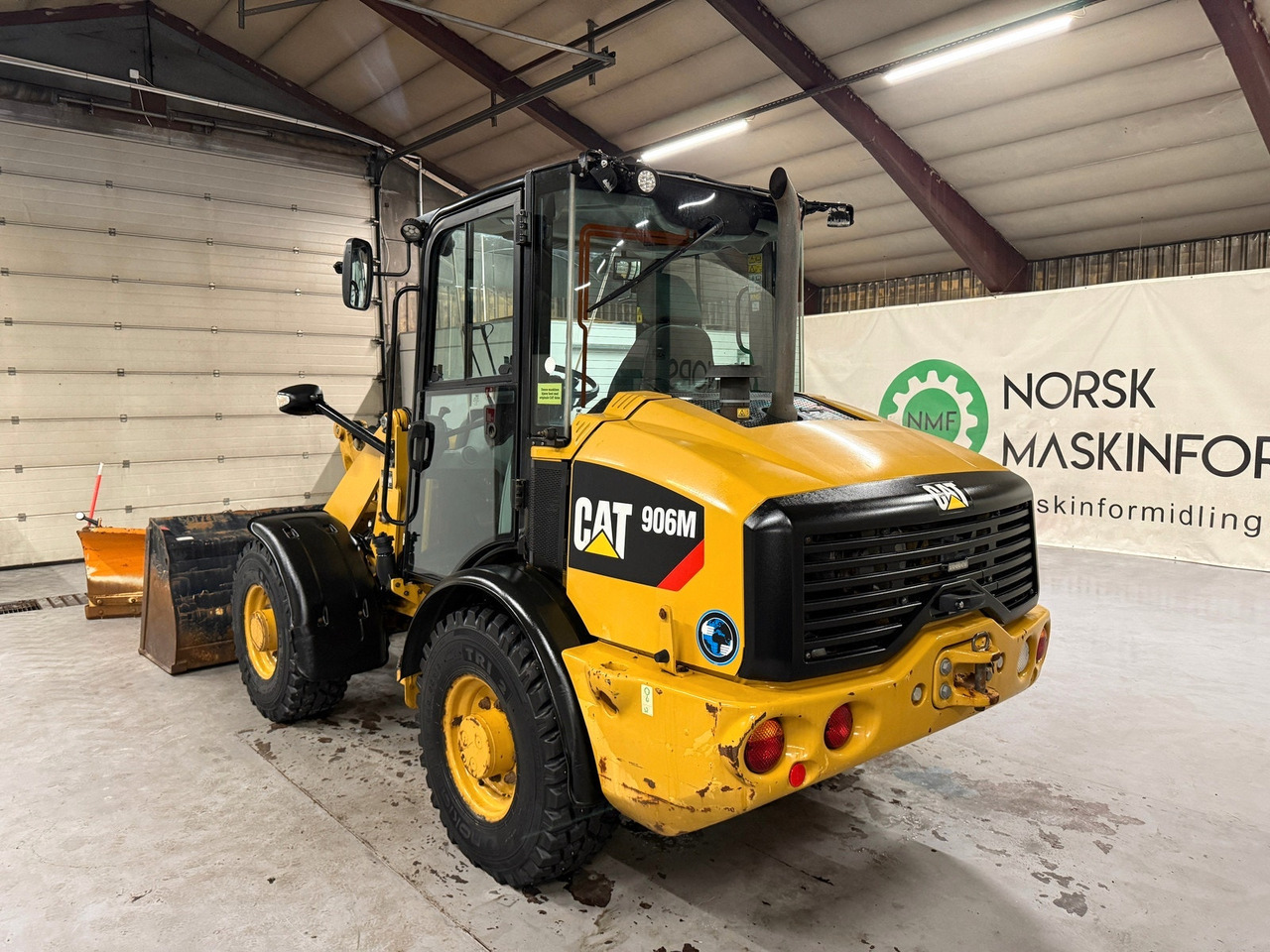 Cat 906M High Flow, 40 km/t med skuff og plog # TIL LEIE# - Wiellader: afbeelding 3 Cat 906M High Flow, 40 km/t med skuff og plog # TIL LEIE# - Wiellader: afbeelding 3