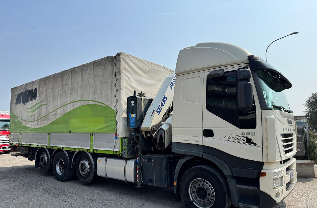 IVECO 430 - 4 ASSI STRADALE CON GRU - Schuifzeilen vrachtwagen: afbeelding 3 IVECO 430 - 4 ASSI STRADALE CON GRU - Schuifzeilen vrachtwagen: afbeelding 3