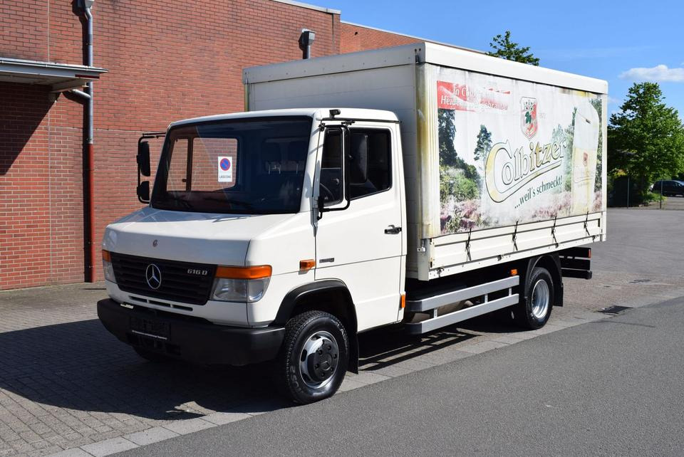 Mercedes-Benz Vario Vario 616 D GetränkeNutzlast 2450KG - Schuifzeilen vrachtwagen: afbeelding 2 Mercedes-Benz Vario Vario 616 D GetränkeNutzlast 2450KG - Schuifzeilen vrachtwagen: afbeelding 2