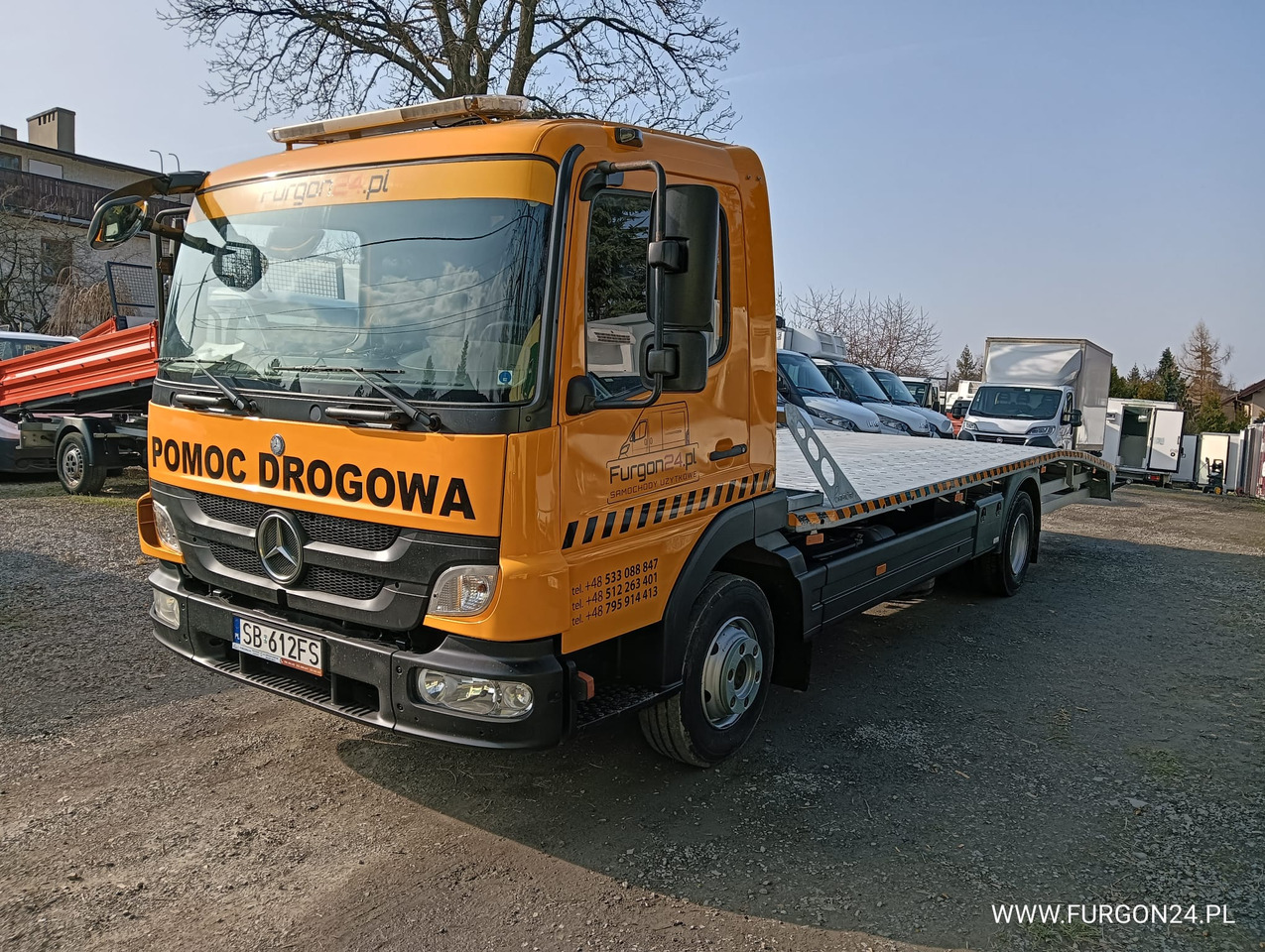MERCEDES ATEGO 1018 POMOC DROGOWA LAWETA NR 665 - Autovrachtwagen vrachtwagen: afbeelding 1 MERCEDES ATEGO 1018 POMOC DROGOWA LAWETA NR 665 - Autovrachtwagen vrachtwagen: afbeelding 1