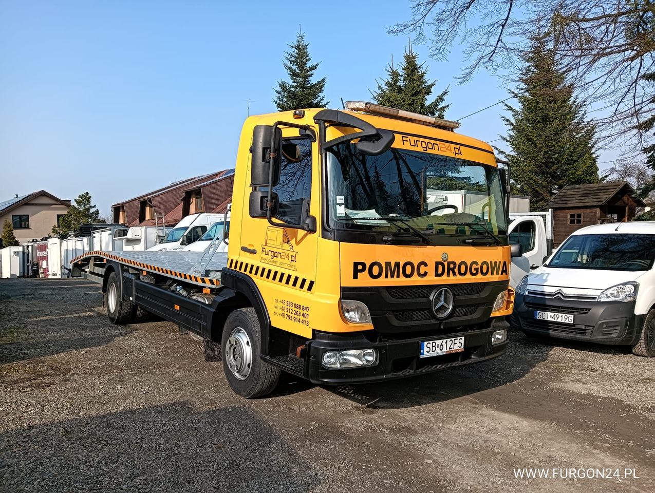 MERCEDES ATEGO 1018 POMOC DROGOWA LAWETA NR 665 - Autovrachtwagen vrachtwagen: afbeelding 3 MERCEDES ATEGO 1018 POMOC DROGOWA LAWETA NR 665 - Autovrachtwagen vrachtwagen: afbeelding 3