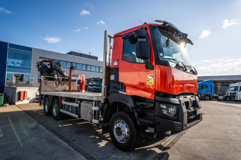 Renault K 380+HIAB 16T/m ( 4 Ext.) - Vrachtwagen met open laadbak, Kraanwagen: afbeelding 2 Renault K 380+HIAB 16T/m ( 4 Ext.) - Vrachtwagen met open laadbak, Kraanwagen: afbeelding 2