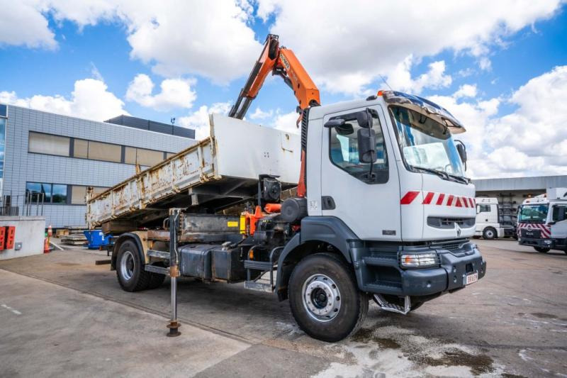 Renault KERAX 320 DCI +BIBENNE+PALFINGER 12Ton/m/2 EXT. - Kipper vrachtwagen, Kraanwagen: afbeelding 2 Renault KERAX 320 DCI +BIBENNE+PALFINGER 12Ton/m/2 EXT. - Kipper vrachtwagen, Kraanwagen: afbeelding 2