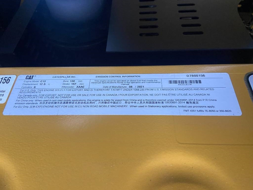 Nieuw Industrie generator CAT DE550GC - 550 kVA Stand-by Generator - DPX-18221: afbeelding 17 Nieuw Industrie generator CAT DE550GC - 550 kVA Stand-by Generator - DPX-18221: afbeelding 17