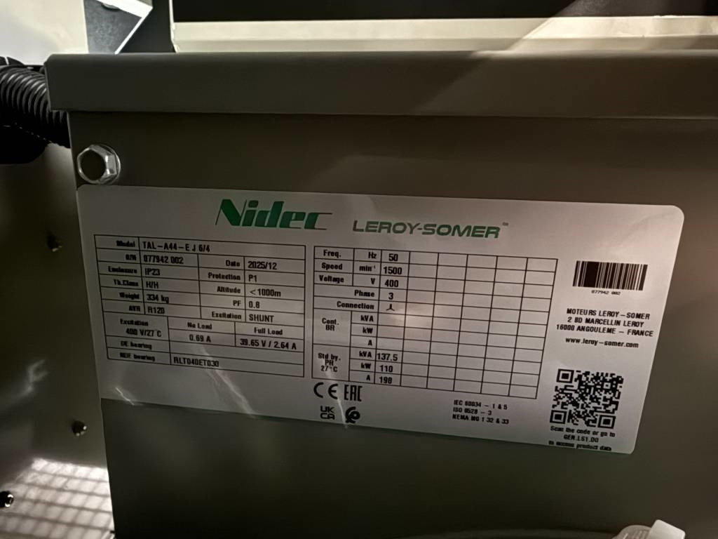 Nieuw Industrie generator Cummins 6BTA5.9-G2 - 138 kVA Generator - DPX-19836: afbeelding 22