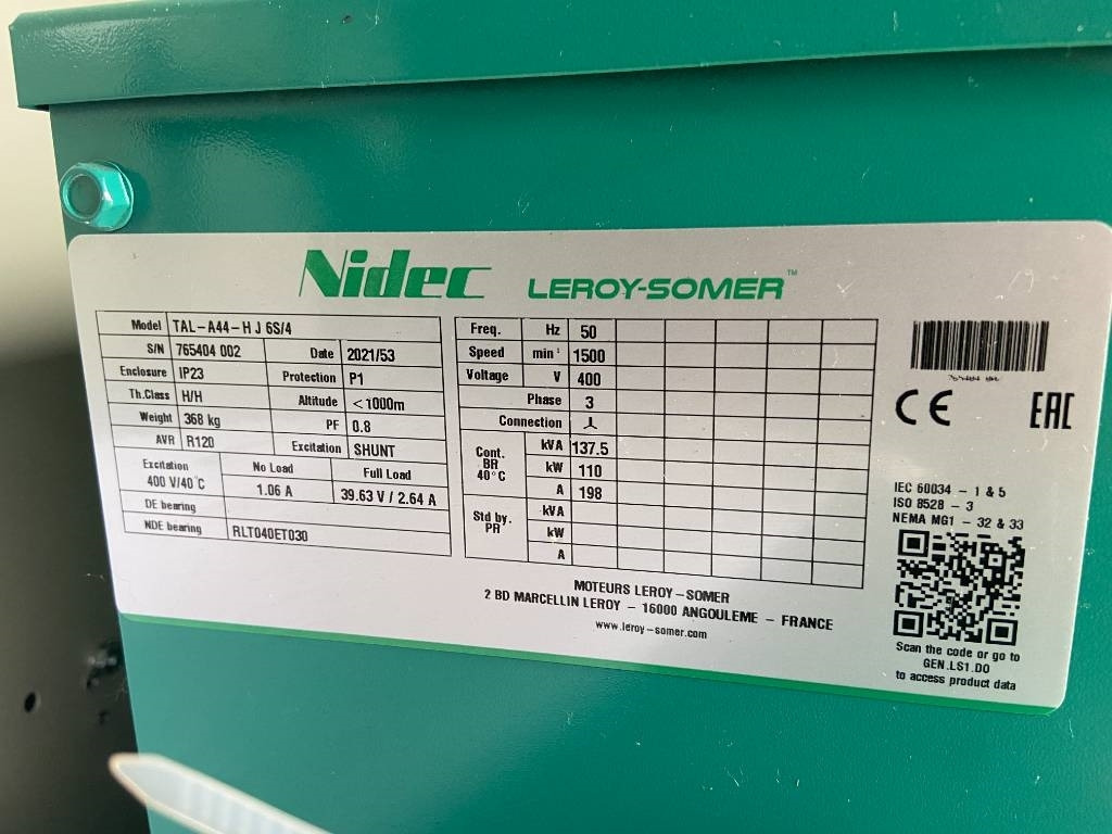 Nieuw Industrie generator Cummins 6BTAA5.9-G2 - 155 kVA Generator - DPX-19837: afbeelding 11