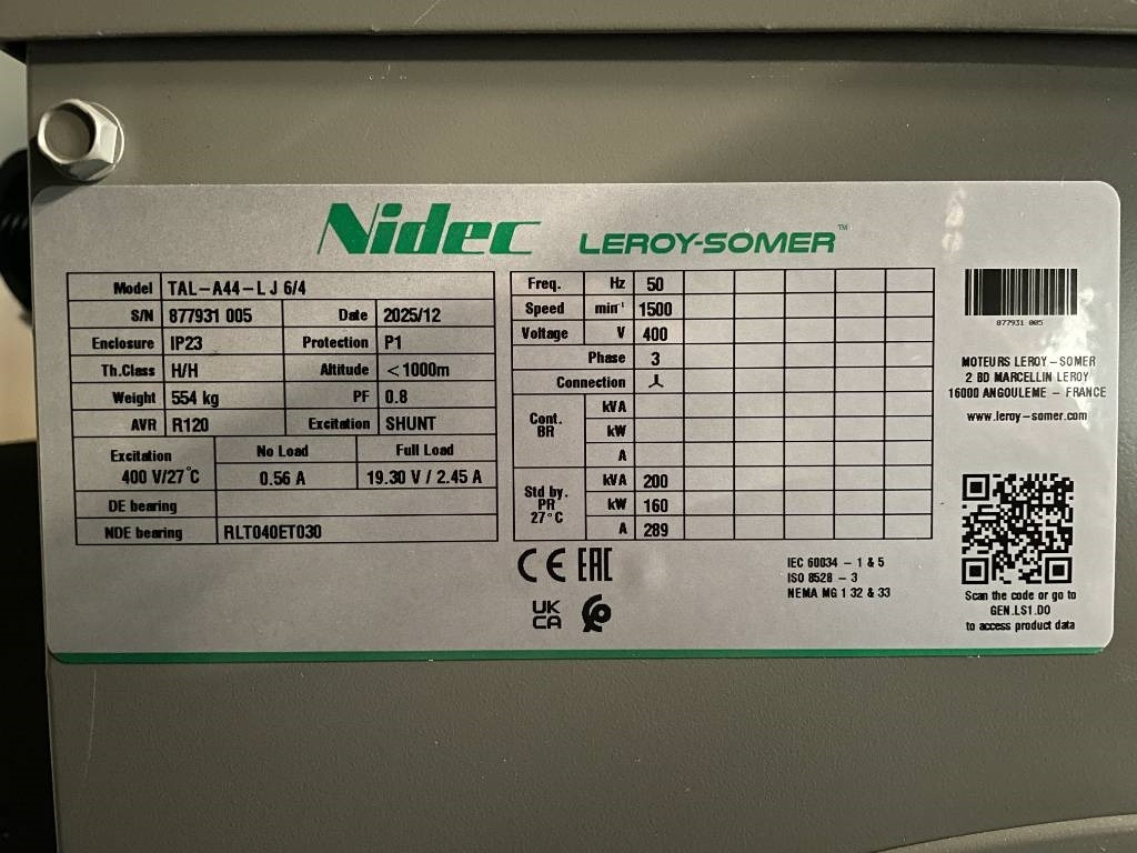 Nieuw Industrie generator Cummins 6CTA8.3-G1 - 200 kVA Generator - DPX-19839: afbeelding 19