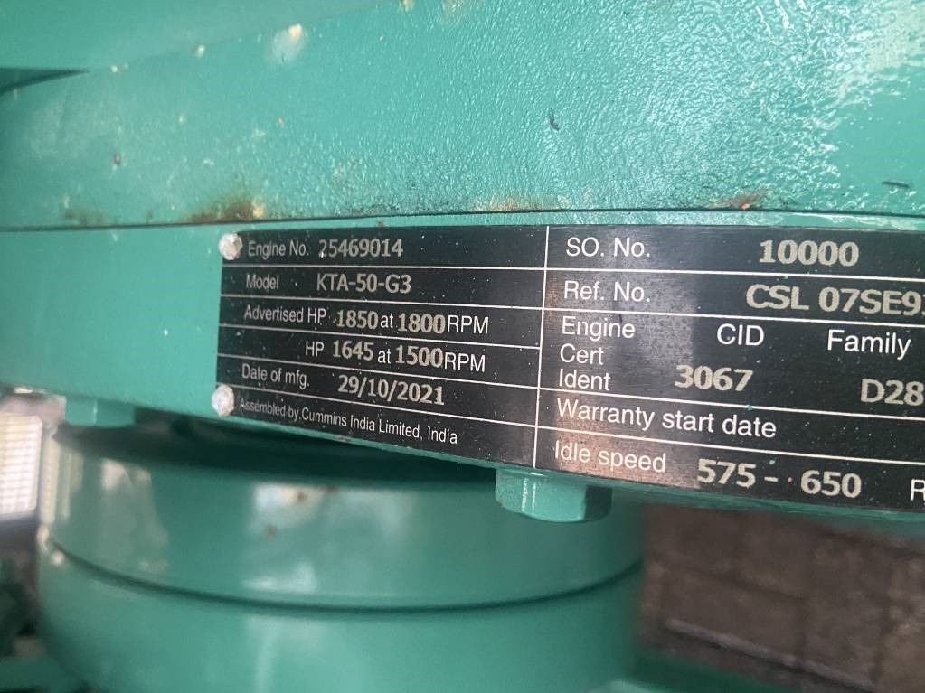 Cummins C1400D5 - 1.400 kVA Generator - DPX-18532-O - Industrie generator: afbeelding 4 Cummins C1400D5 - 1.400 kVA Generator - DPX-18532-O - Industrie generator: afbeelding 4
