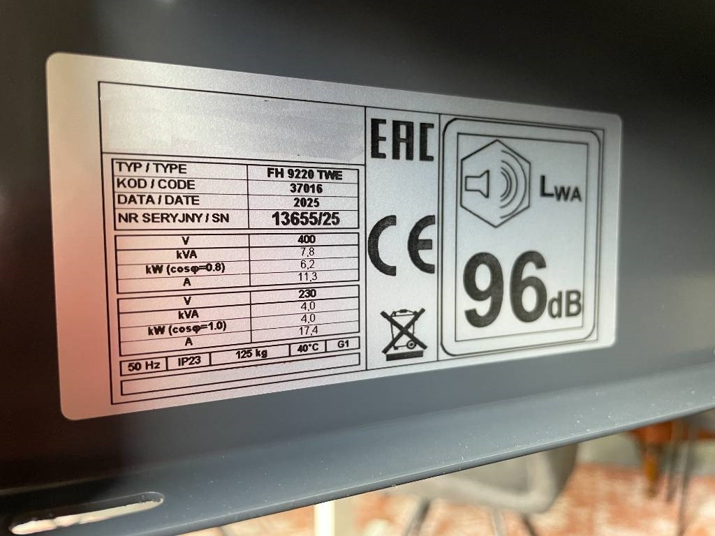 Honda FH9220TWE - 8.7 kVA generator - DPX-17965 - Industrie generator: afbeelding 5 Honda FH9220TWE - 8.7 kVA generator - DPX-17965 - Industrie generator: afbeelding 5