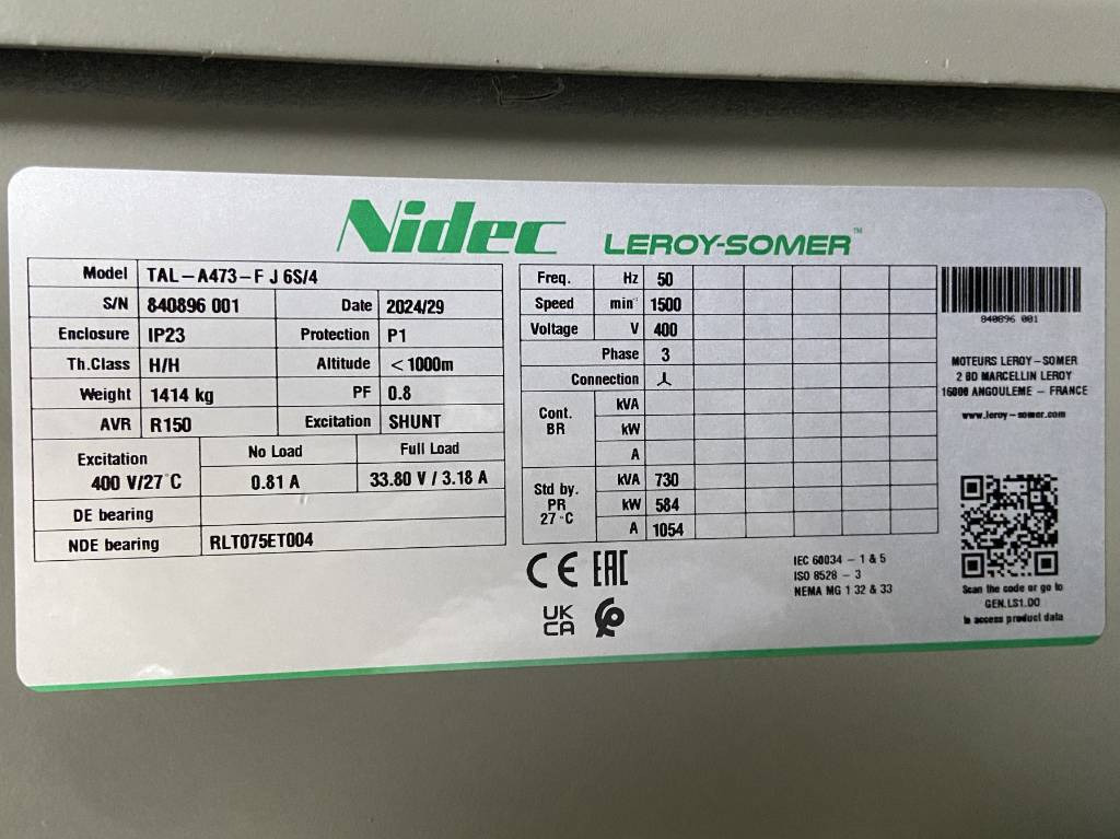 Perkins 2806D-E18TAG1A - 700 kVA Generator - DPX-19816 - Industrie generator: afbeelding 4 Perkins 2806D-E18TAG1A - 700 kVA Generator - DPX-19816 - Industrie generator: afbeelding 4