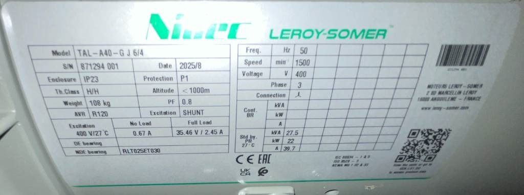 Perkins 404-22TG - 28 kVA Generator - DPX-19801.1 - Industrie generator: afbeelding 5 Perkins 404-22TG - 28 kVA Generator - DPX-19801.1 - Industrie generator: afbeelding 5