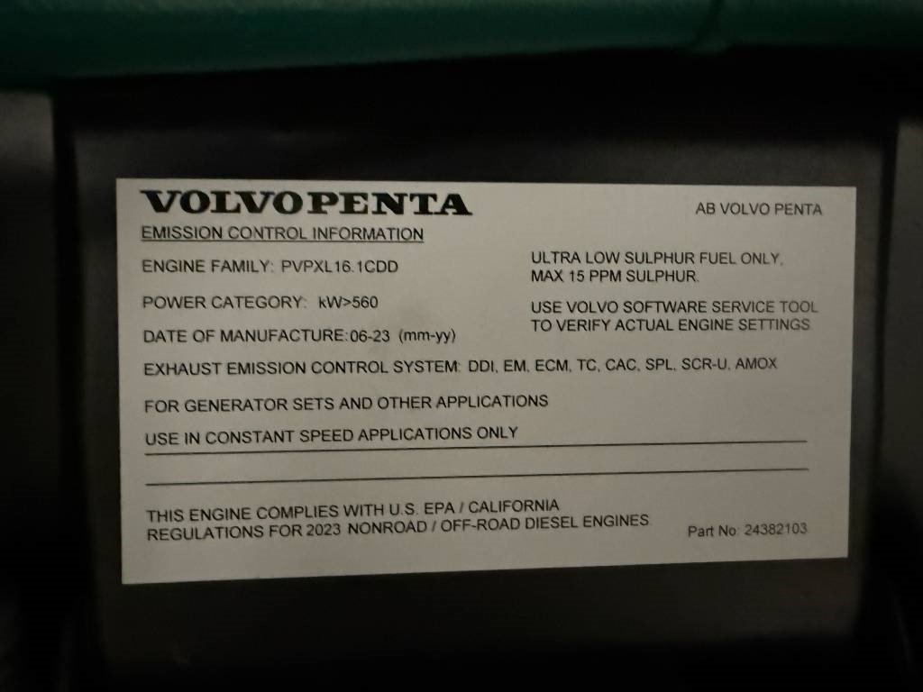Nieuw Industrie generator Volvo TWD1683GE - 740 kVA Stage V Generator - DPX-19040: afbeelding 23