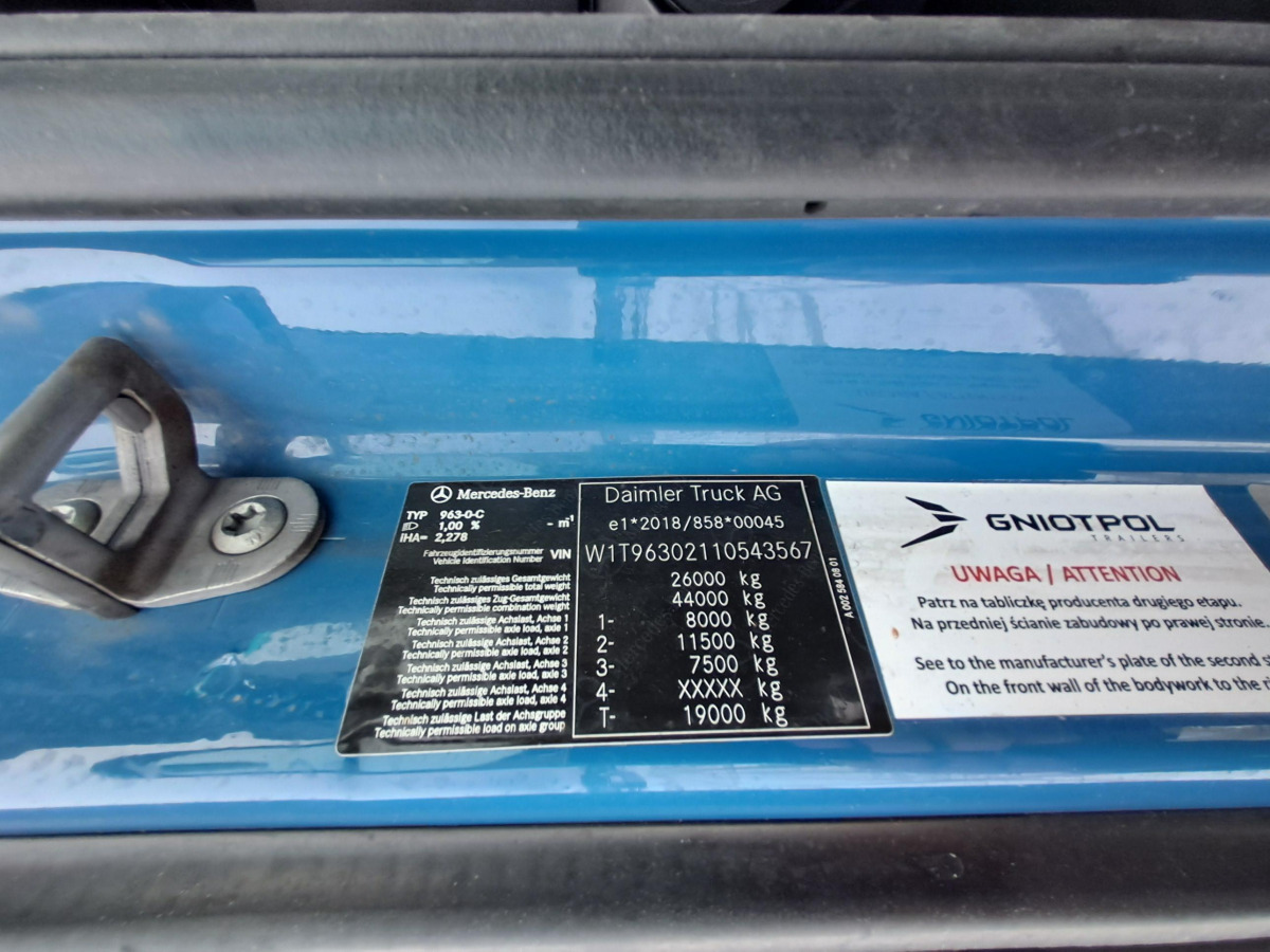 GNIOTPOL G1216 POD KONTENERY - Schuifzeilen vrachtwagen: afbeelding 5 GNIOTPOL G1216 POD KONTENERY - Schuifzeilen vrachtwagen: afbeelding 5
