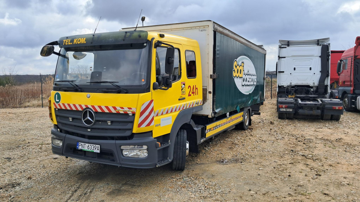 MERCEDES BENZ ATEGO SPECJALISTYCZNY - Schuifzeilen vrachtwagen: afbeelding 2 MERCEDES BENZ ATEGO SPECJALISTYCZNY - Schuifzeilen vrachtwagen: afbeelding 2