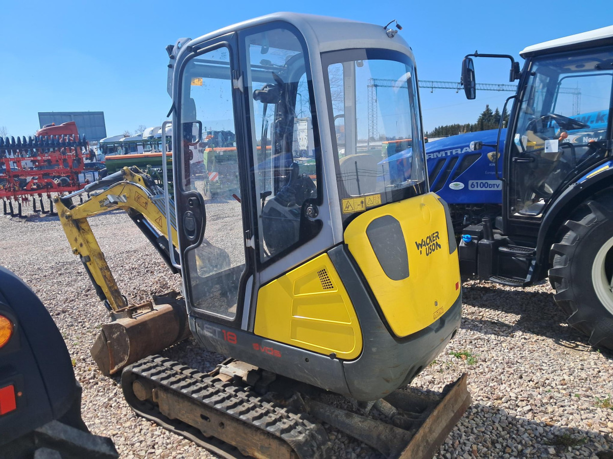 Minikoparka gąsienicowa WACKER NEUSON ET18 - 2021 - 1597 mth - 3 łyżki - Minigraafmachine: afbeelding 3 Minikoparka gąsienicowa WACKER NEUSON ET18 - 2021 - 1597 mth - 3 łyżki - Minigraafmachine: afbeelding 3