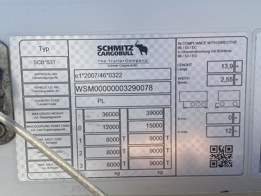 SCHMITZ CARGOBULL SCB S3T FIRANA - Aanhangwagen met huif: afbeelding 5 SCHMITZ CARGOBULL SCB S3T FIRANA - Aanhangwagen met huif: afbeelding 5