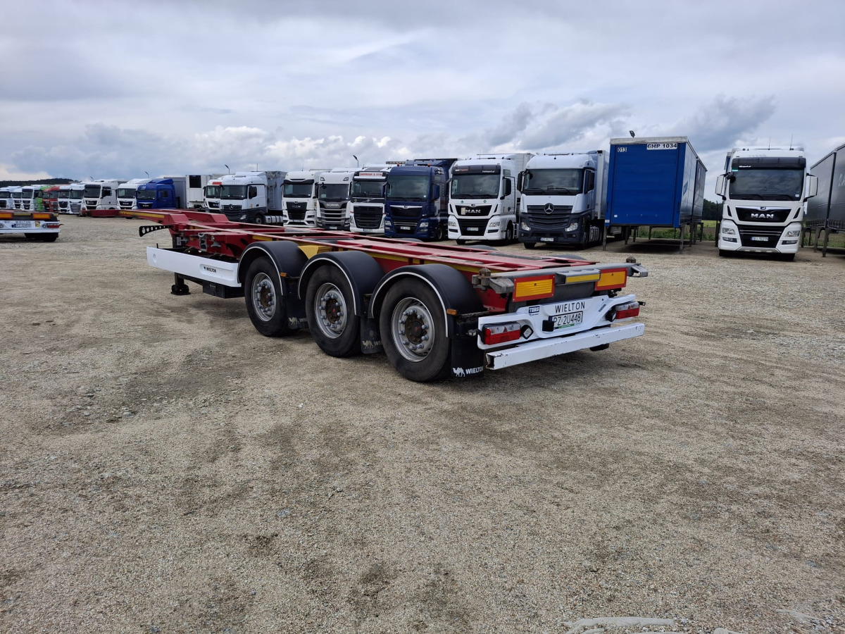 Containertransporter/ Wissellaadbak aanhangwagen WIELTON  NS3P POD KONTENERY: afbeelding 1