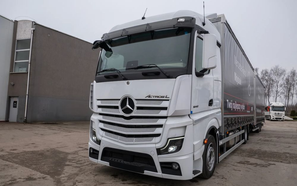Mercedes-Benz Actros 1842 LnR z Przyczepą - Schuifzeilen vrachtwagen: afbeelding 3 Mercedes-Benz Actros 1842 LnR z Przyczepą - Schuifzeilen vrachtwagen: afbeelding 3