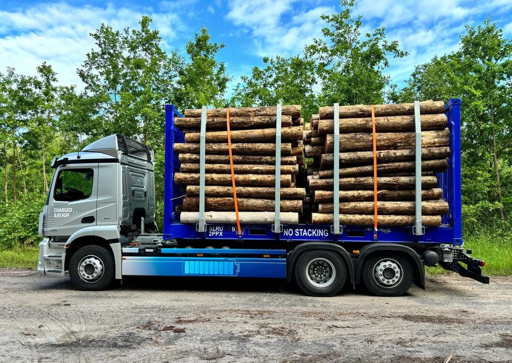 Mercedes-Benz eActros 400 6x2 BDF Elektryczny - Containertransporter/ Wissellaadbak vrachtwagen, Elektrische vrachtwagen: afbeelding 1 Mercedes-Benz eActros 400 6x2 BDF Elektryczny - Containertransporter/ Wissellaadbak vrachtwagen, Elektrische vrachtwagen: afbeelding 1