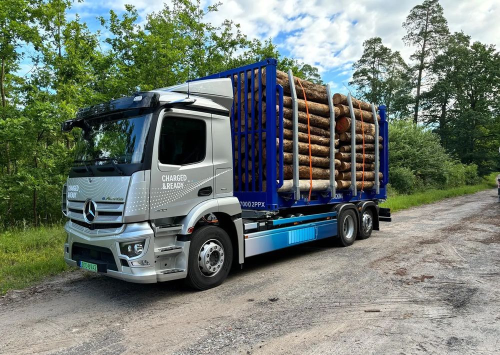 Mercedes-Benz eActros 400 6x2 BDF Elektryczny - Houttransport, Elektrische vrachtwagen: afbeelding 1 Mercedes-Benz eActros 400 6x2 BDF Elektryczny - Houttransport, Elektrische vrachtwagen: afbeelding 1