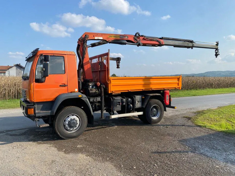 MAN LE 18-280 , 4X4 , Tipper , Palfinger PK 9501 - Kipper vrachtwagen, Kraanwagen: afbeelding 1 MAN LE 18-280 , 4X4 , Tipper , Palfinger PK 9501 - Kipper vrachtwagen, Kraanwagen: afbeelding 1
