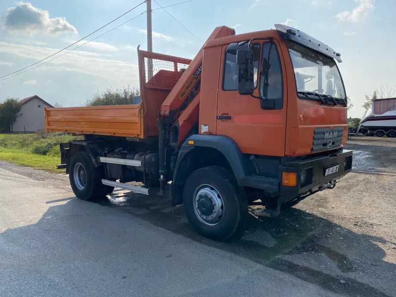 MAN LE 18-280 , 4X4 , Tipper , Palfinger PK 9501 - Kipper vrachtwagen, Kraanwagen: afbeelding 5 MAN LE 18-280 , 4X4 , Tipper , Palfinger PK 9501 - Kipper vrachtwagen, Kraanwagen: afbeelding 5