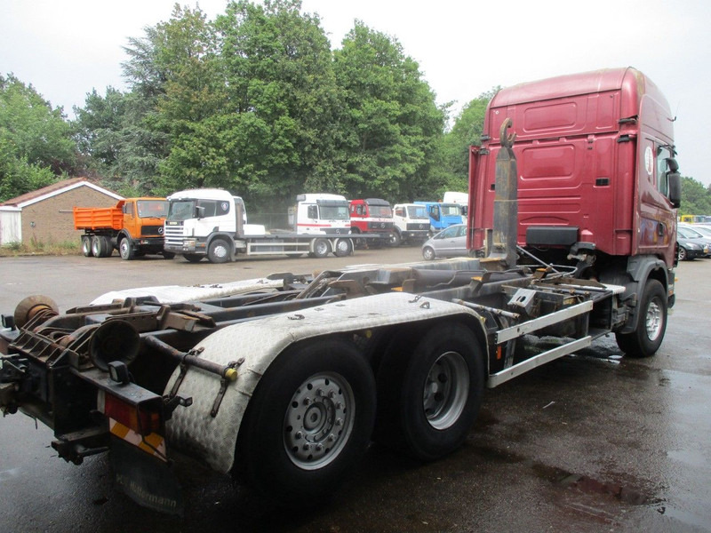 Scania R124-420 6x2 , Manual , Intarder , Airco , haakarm truck - Haakarmsysteem vrachtwagen: afbeelding 3 Scania R124-420 6x2 , Manual , Intarder , Airco , haakarm truck - Haakarmsysteem vrachtwagen: afbeelding 3