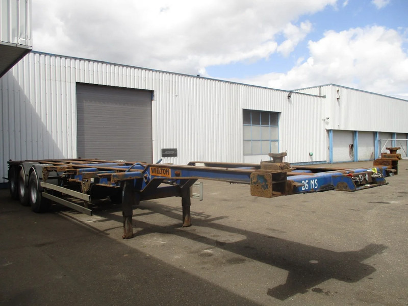 Wielton NS34 , Container Trailer , 3 ROR axle , Drum brakes , Air Suspension - Containertransporter/ Wissellaadbak oplegger: afbeelding 4 Wielton NS34 , Container Trailer , 3 ROR axle , Drum brakes , Air Suspension - Containertransporter/ Wissellaadbak oplegger: afbeelding 4