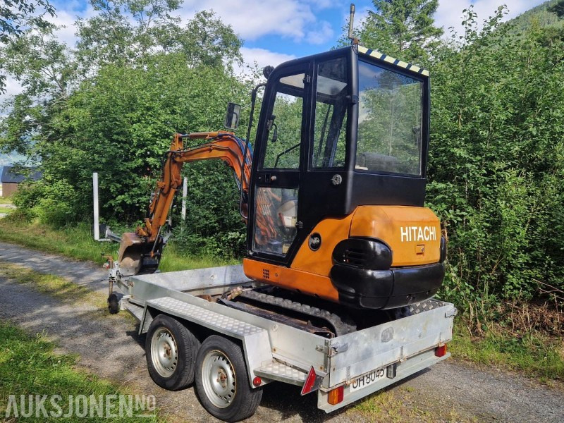 1996 Fiat-Hitachi FH15.2 Minigraver med gripeklo, pigghammer, 3 skuffer og Tysse maskinhenger MVA-FRI - Minigraafmachine: afbeelding 3 1996 Fiat-Hitachi FH15.2 Minigraver med gripeklo, pigghammer, 3 skuffer og Tysse maskinhenger MVA-FRI - Minigraafmachine: afbeelding 3