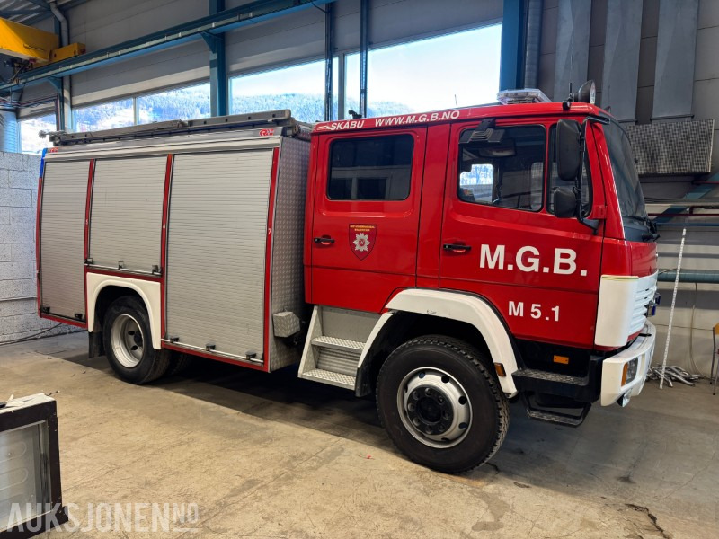 Brandweerwagen 1997 Mercedes-Benz 1124 Af/36 4X4 brannbil registrert som motorredskap med kun 29540 km: afbeelding 14