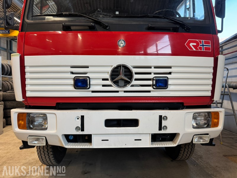 Brandweerwagen 1997 Mercedes-Benz 1124 Af/36 4X4 brannbil registrert som motorredskap med kun 29540 km: afbeelding 12
