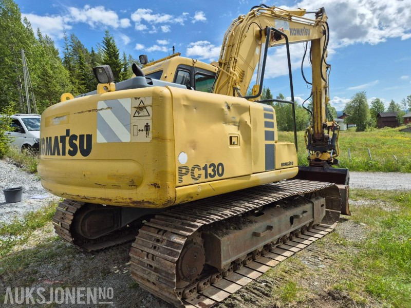1998 Komatsu PC130, beltegraver m. Engcon tiltrotator, ny sertifisert - Graafmachine: afbeelding 5 1998 Komatsu PC130, beltegraver m. Engcon tiltrotator, ny sertifisert - Graafmachine: afbeelding 5