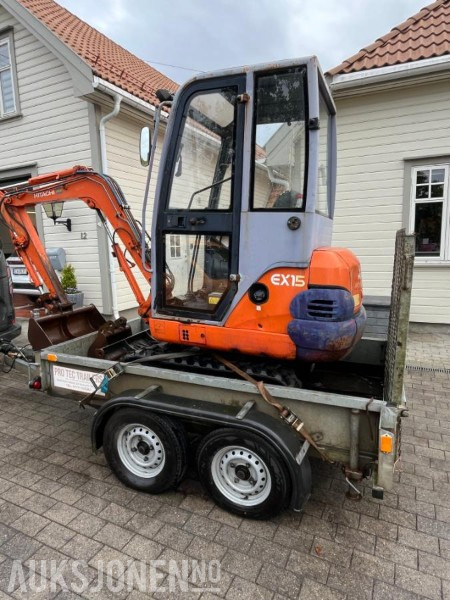 2000 Minigraver - Hitachi EX15 - Minigraafmachine: afbeelding 3 2000 Minigraver - Hitachi EX15 - Minigraafmachine: afbeelding 3