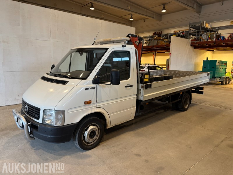 2002 Volkswagen LT46 planbil med Palfinger PC2300 kran - Kraanwagen: afbeelding 1 2002 Volkswagen LT46 planbil med Palfinger PC2300 kran - Kraanwagen: afbeelding 1