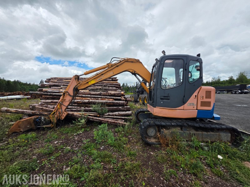 2005 Case CX75R Beltegraver med SMS Pusseskuff - 3815 arbeidstimer - Graafmachine: afbeelding 3 2005 Case CX75R Beltegraver med SMS Pusseskuff - 3815 arbeidstimer - Graafmachine: afbeelding 3