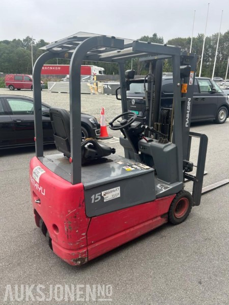 2005 Nichiyu gaffeltruck-elektrisk -Løftekapasitet 1500kg - Modell Nichiyu FB15PN-67BC-400 - 780 timer. - Verreiker: afbeelding 2 2005 Nichiyu gaffeltruck-elektrisk -Løftekapasitet 1500kg - Modell Nichiyu FB15PN-67BC-400 - 780 timer. - Verreiker: afbeelding 2