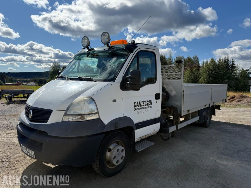 2006 Renault Mascott lett lastebil med plan og Hiab 035 kran Euro4 - Kraanwagen: afbeelding 1 2006 Renault Mascott lett lastebil med plan og Hiab 035 kran Euro4 - Kraanwagen: afbeelding 1