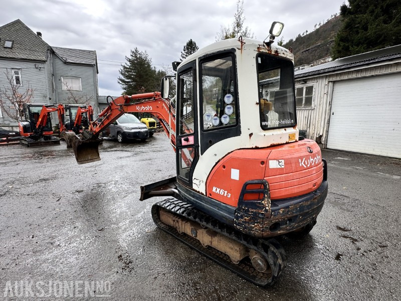 2007 Kubota KX61-3 Minigraver m/graveskuffe/anti-theft system, 4356 timer - Minigraafmachine: afbeelding 3 2007 Kubota KX61-3 Minigraver m/graveskuffe/anti-theft system, 4356 timer - Minigraafmachine: afbeelding 3