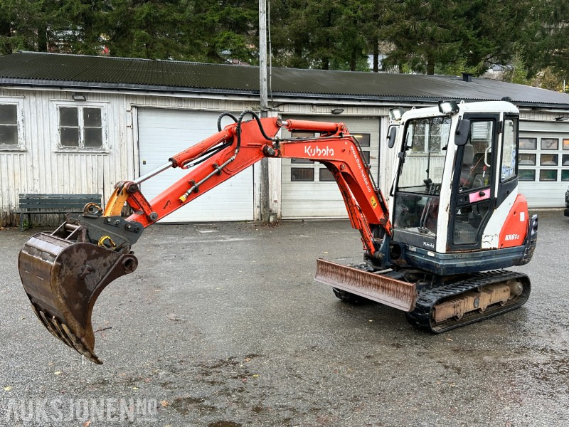 2007 Kubota KX61-3 Minigraver m/graveskuffe/anti-theft system, 4356 timer - Minigraafmachine: afbeelding 1 2007 Kubota KX61-3 Minigraver m/graveskuffe/anti-theft system, 4356 timer - Minigraafmachine: afbeelding 1